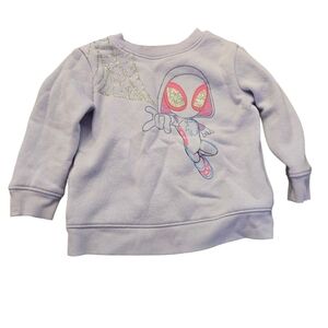 Jumping Beans Kids' Purple Graphic Sweatshirt Spider Girl Sz 18 Months